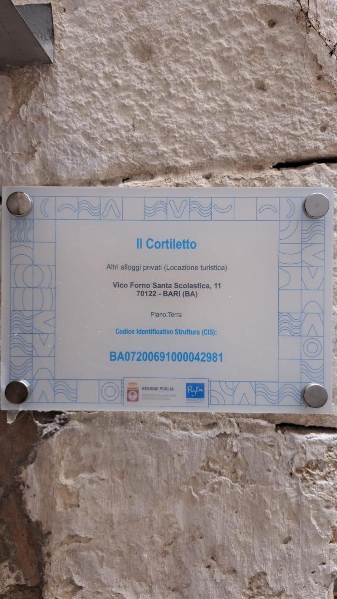 Il Cortiletto Daire Bari Dış mekan fotoğraf